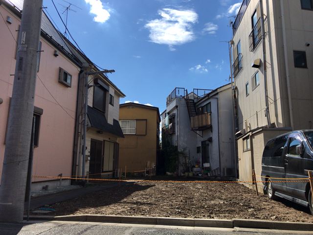 東京都葛飾区東新小岩の木造2階建て家屋解体工事2棟後の様子です。